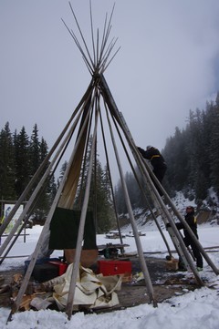 Demontage camp 2012 piste des indien